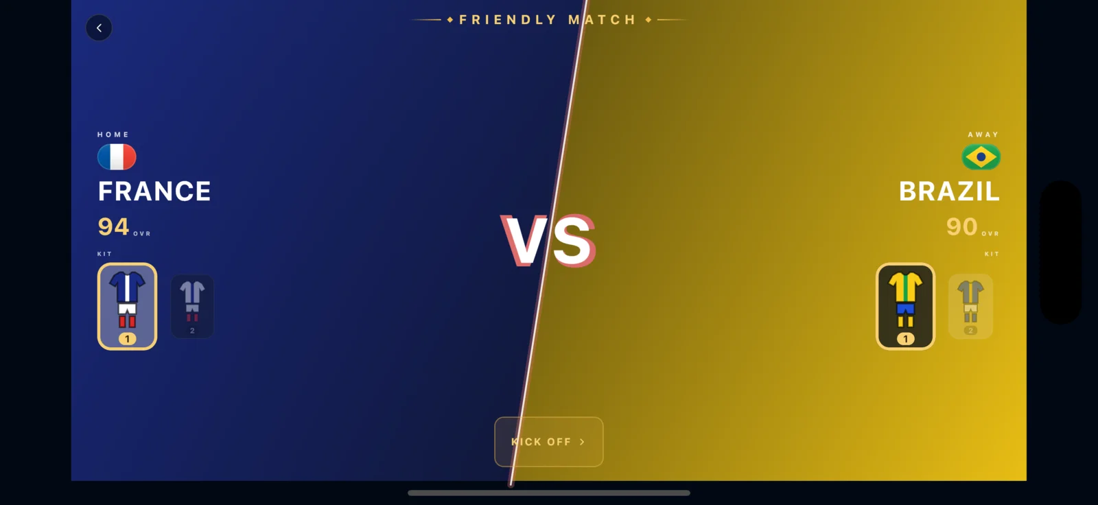 The match-up — France v Brazil
