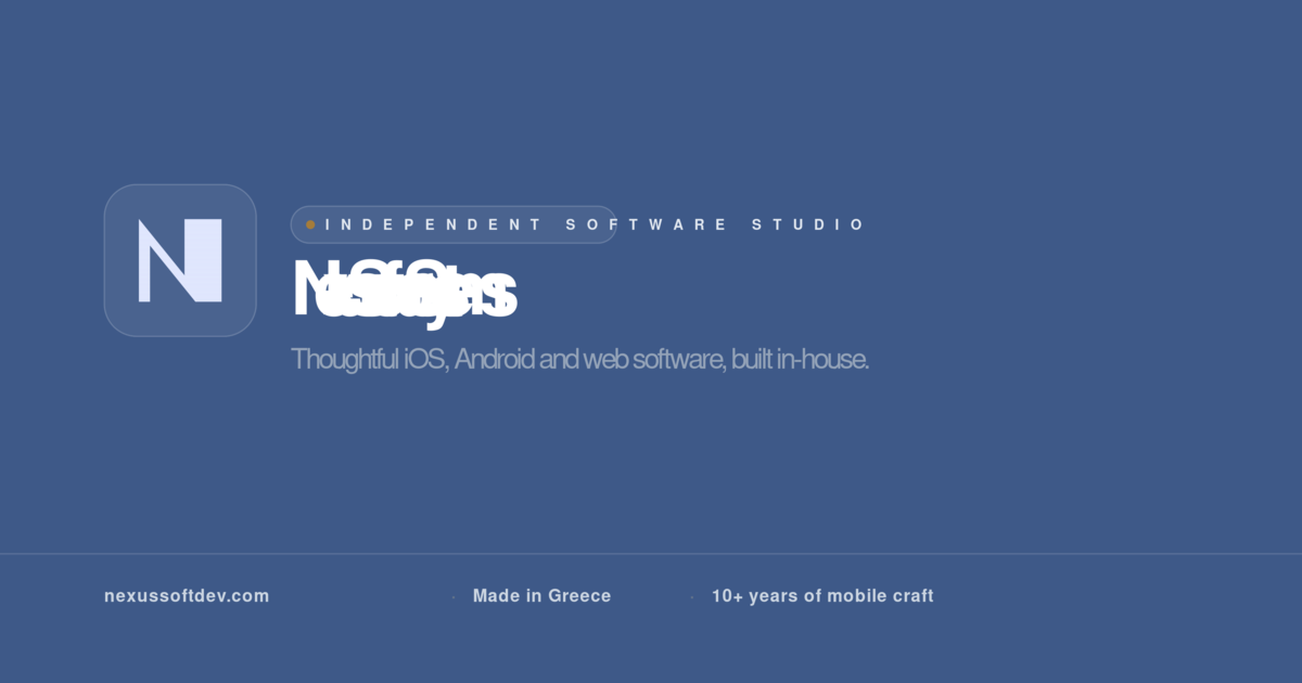 Nexus Software Systems — Software & web development studio